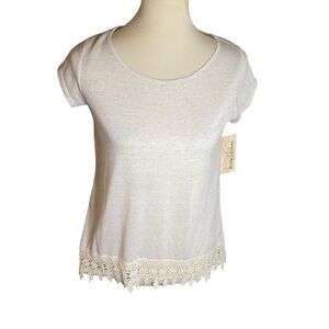 NWT Rewind Top with Floral Lace Bottom